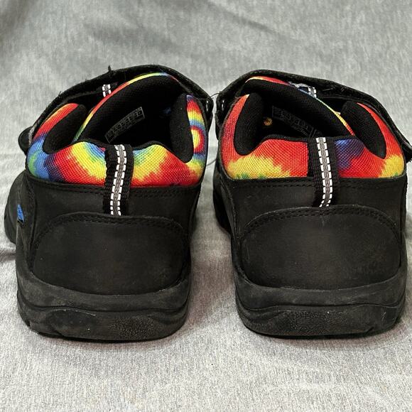 Keen Kids Size 3 Unisex Newport Black tie Dye Athletic water hiking Shoes - Picture 4 of 16